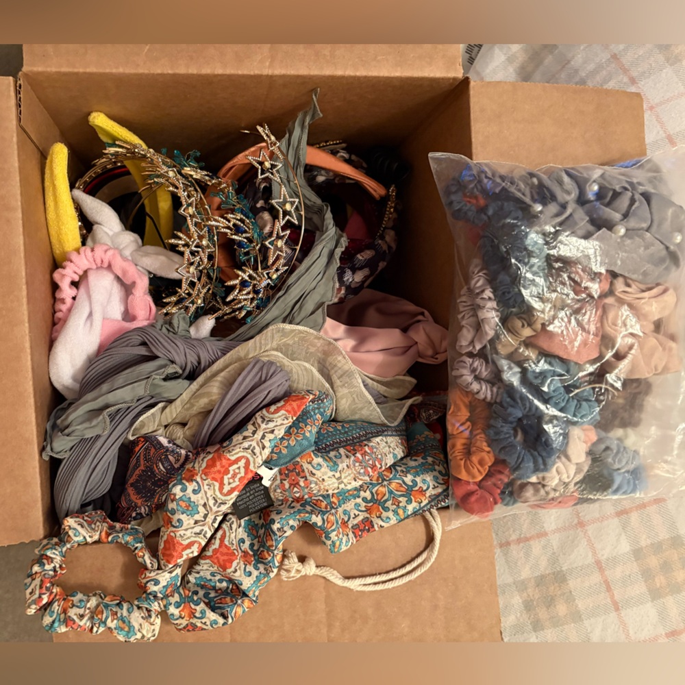 LARGE BOX of Assorted Hair Accessories